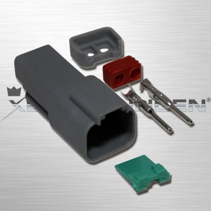 DT-connector 2-pins, female