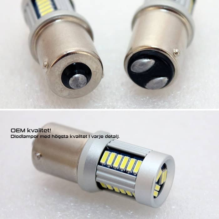 Luxtar BA15S 1156 LED-lamp, 30 SMD, 12-24 V, Rood - Afbeelding 3