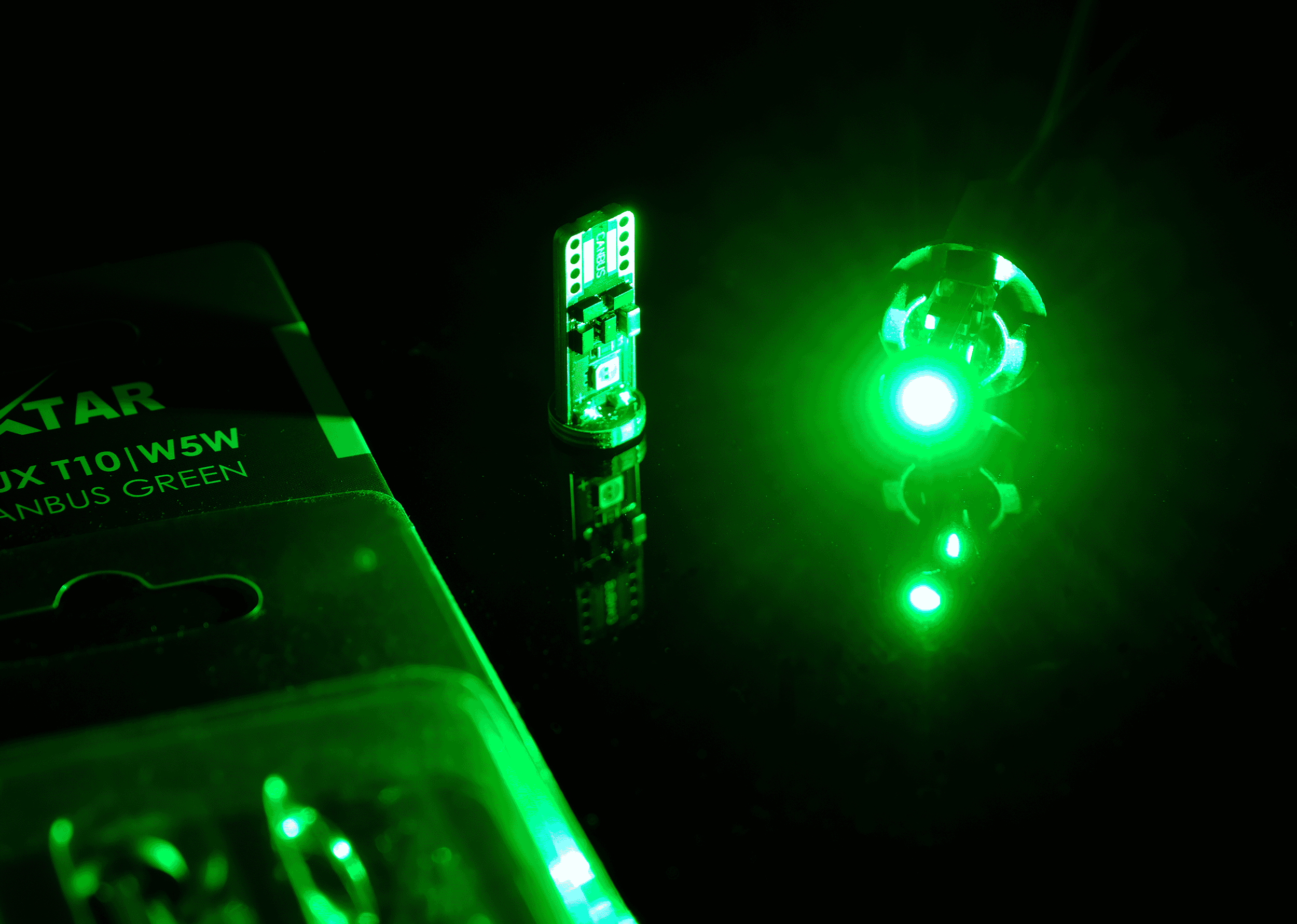 NeonLux T10 W5W Groen - Afbeelding 2