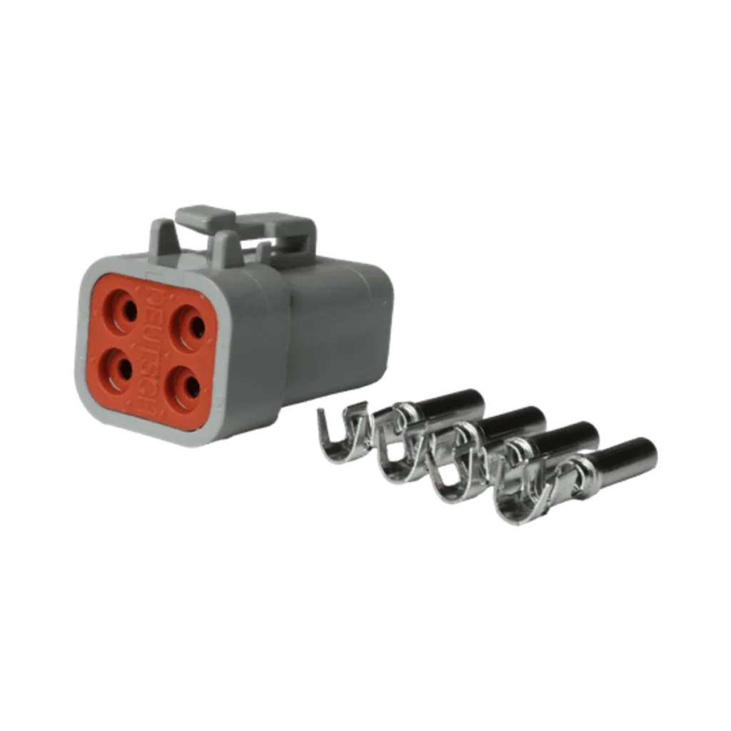 DTP-4 Connectorset 4-pins, Vrouwelijk