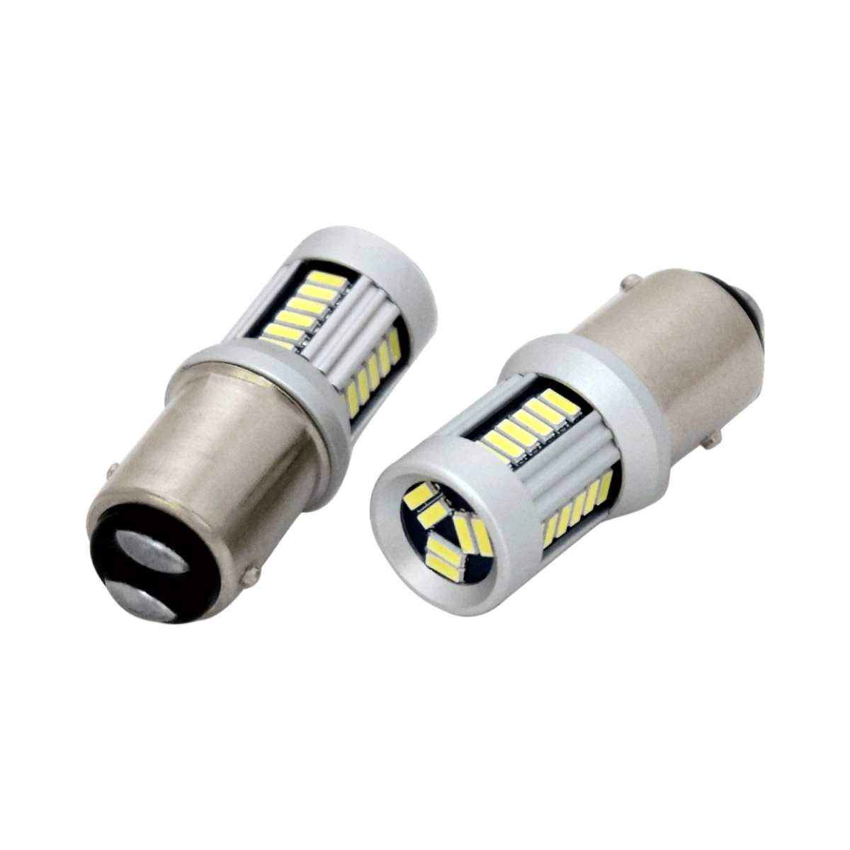 Luxtar BAY15D 1157 LED-lamp, 30 SMD, 12-24 V, Rood