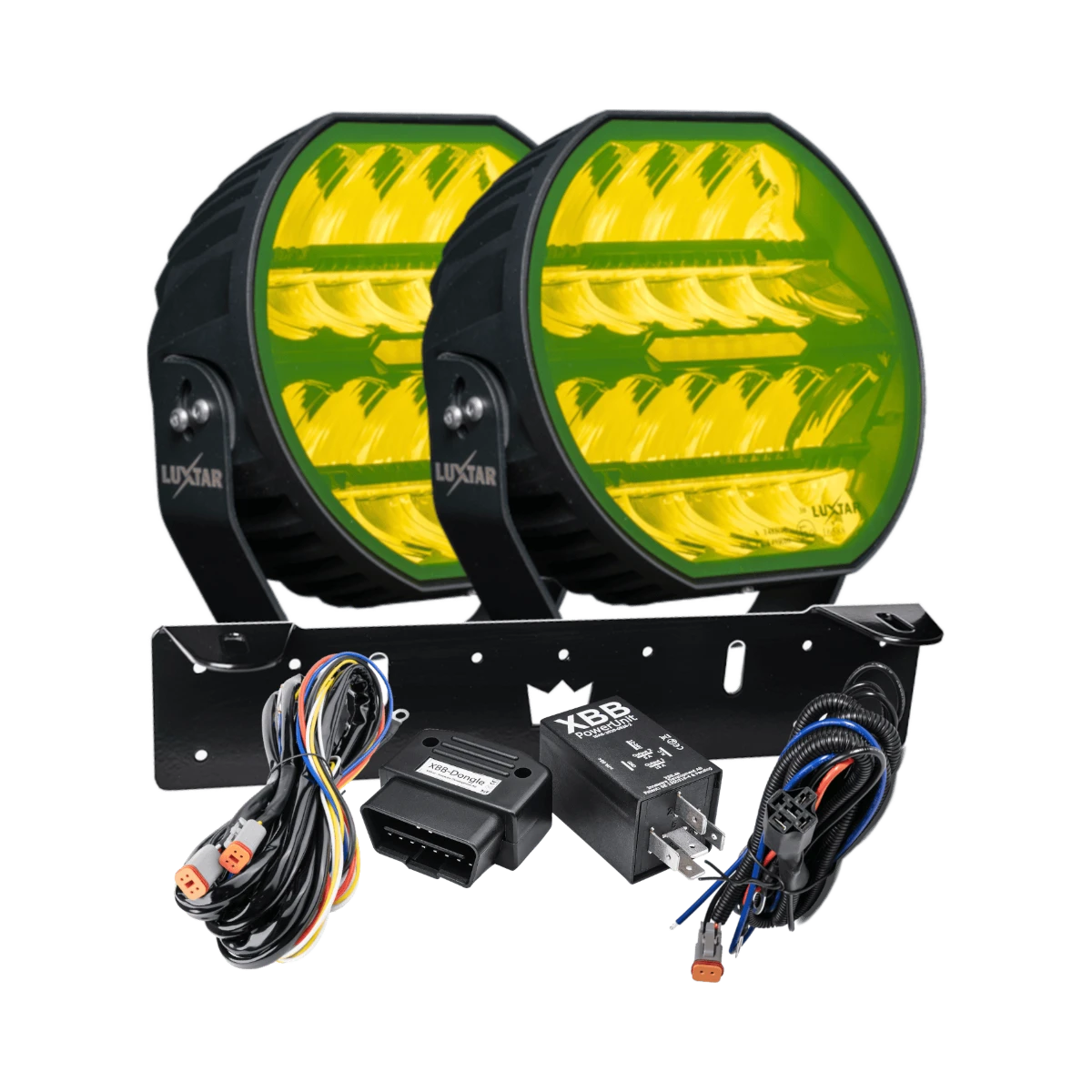 Stellar Black 2-Light Kit, Yellow CAN-bus